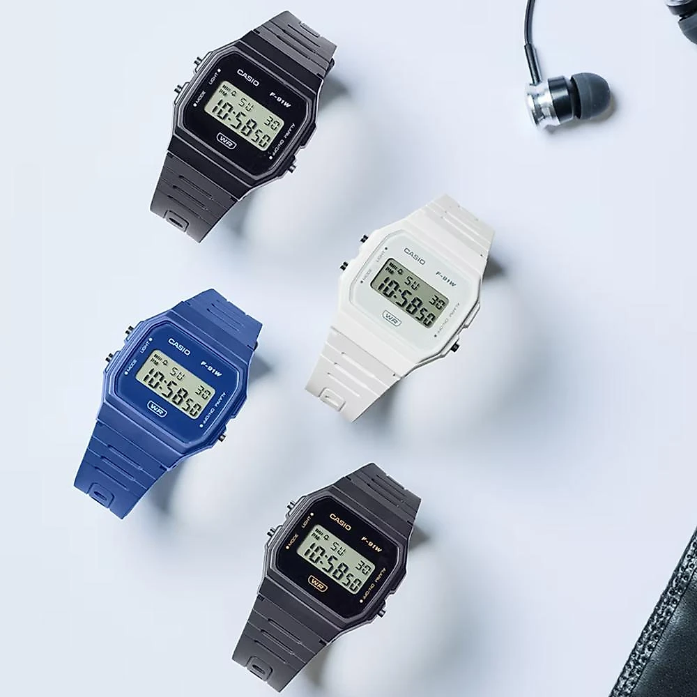 Relógio Casio Unissex Digital F-91WB-1ADF