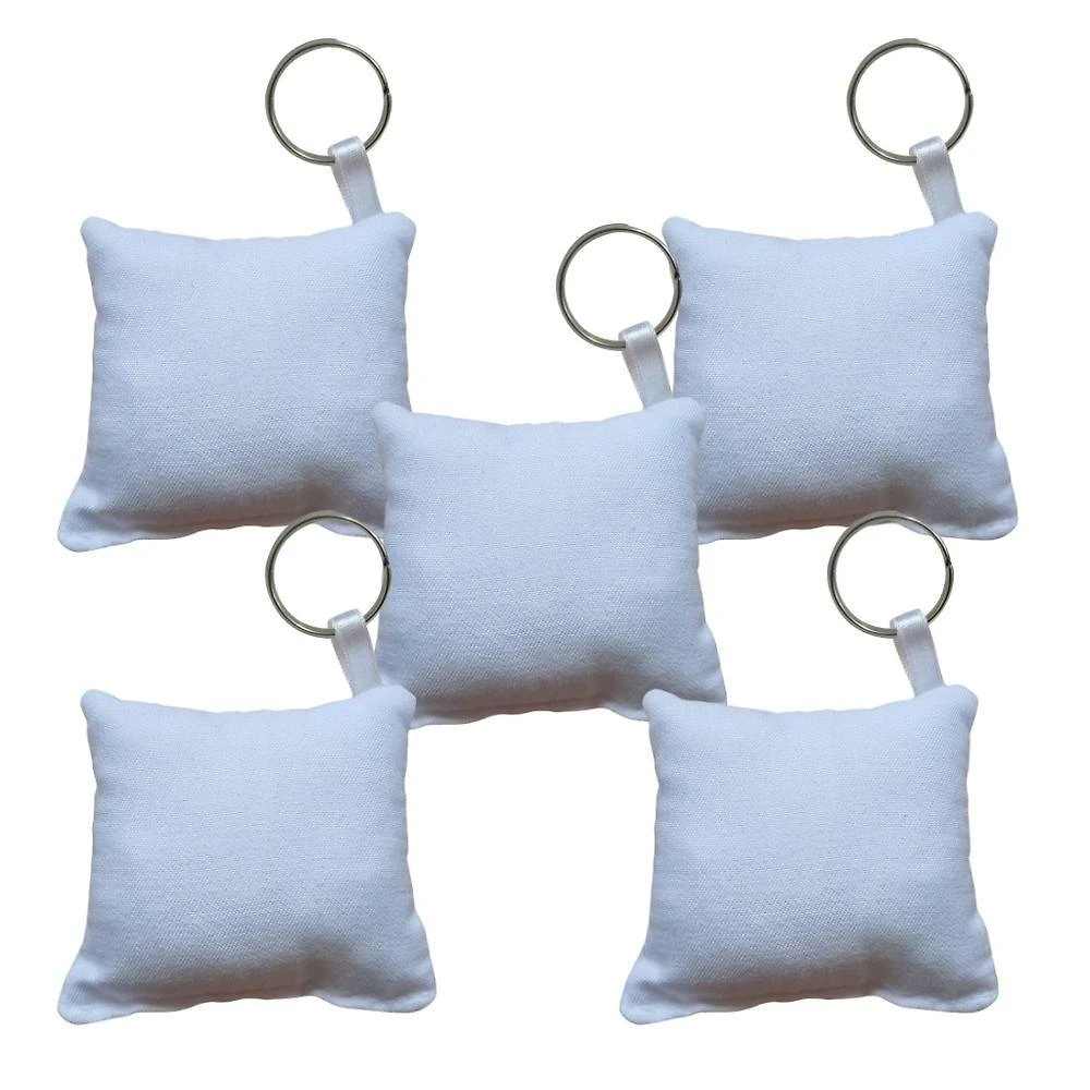 Kit 5 Almochaveiros Poliester Ideal Sublimação Branco