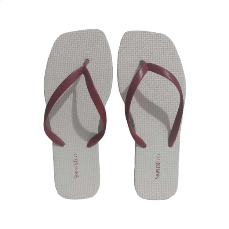 Chinelo Simpleeco Round Feminino - Bcobordo - BCO/BORDO