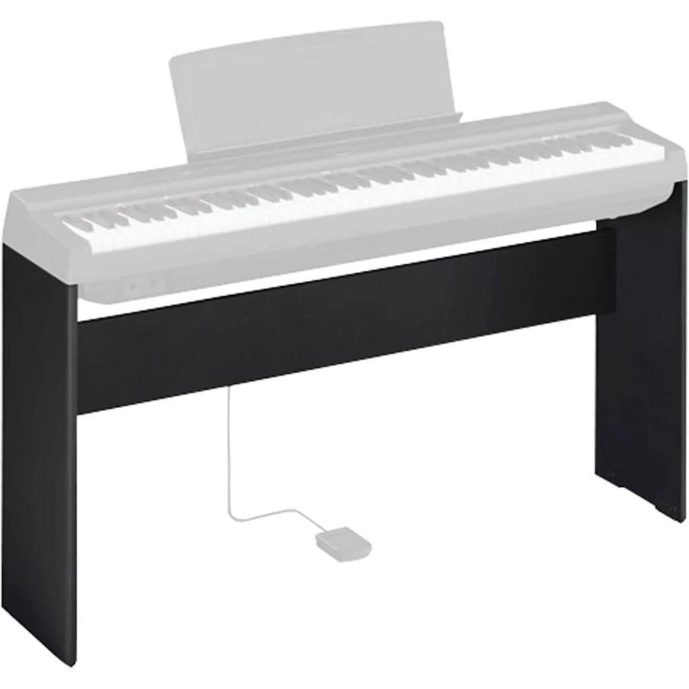 Estante para Piano Digital L125B P125 PT Suporte Fixo em Madeira Preto D-Link