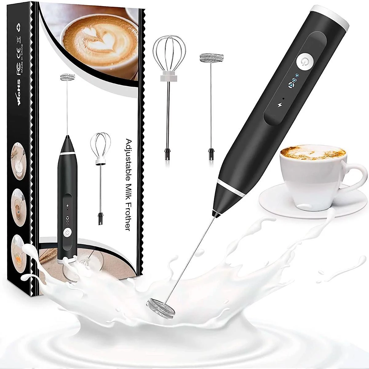 Miniatura Mixer Mexedor Elétrico Misture Café, Leite E Whey