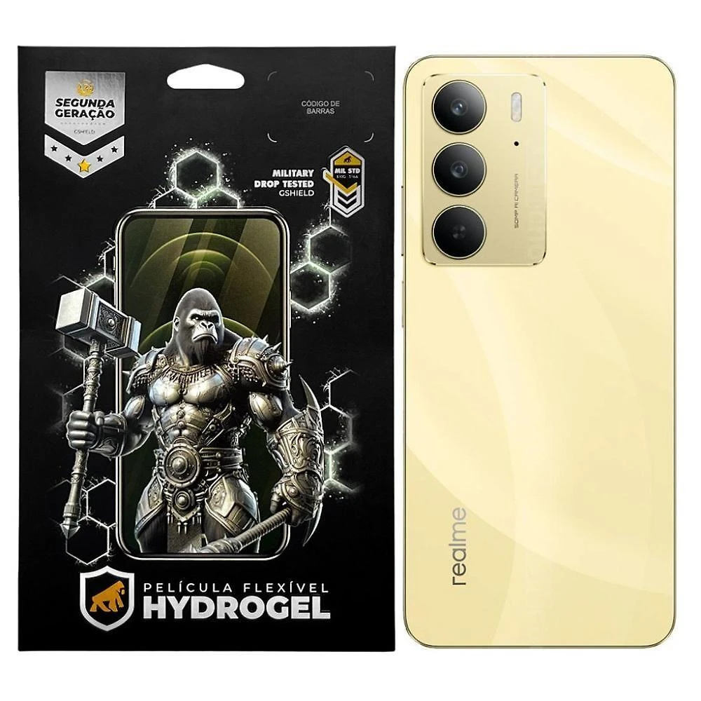 Película Gshield para Realme C75 Traseira Hydrogel Hd com Proteção Contra Riscos em Hidro Nano Pet