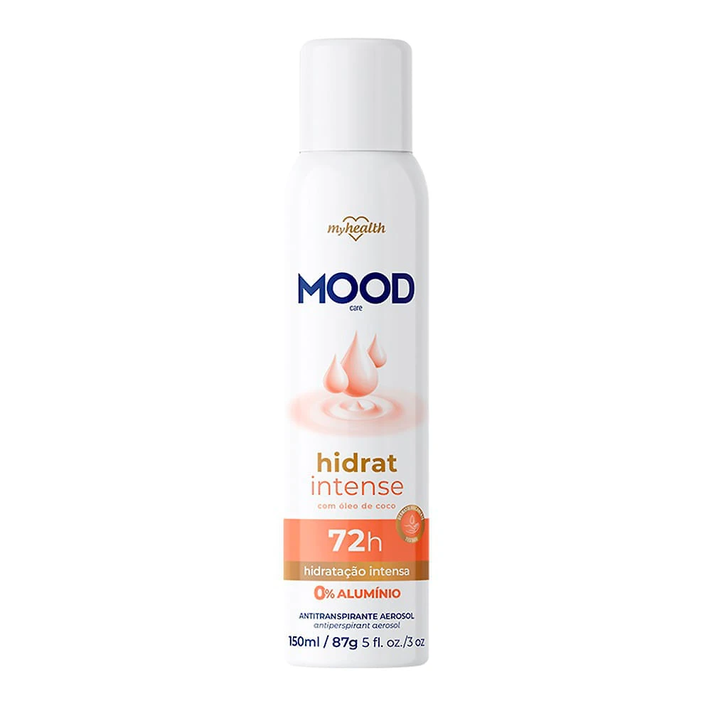 Desodorante Mood Care Aerosol Hidrat Intense Antitranspirante 72h 150ml