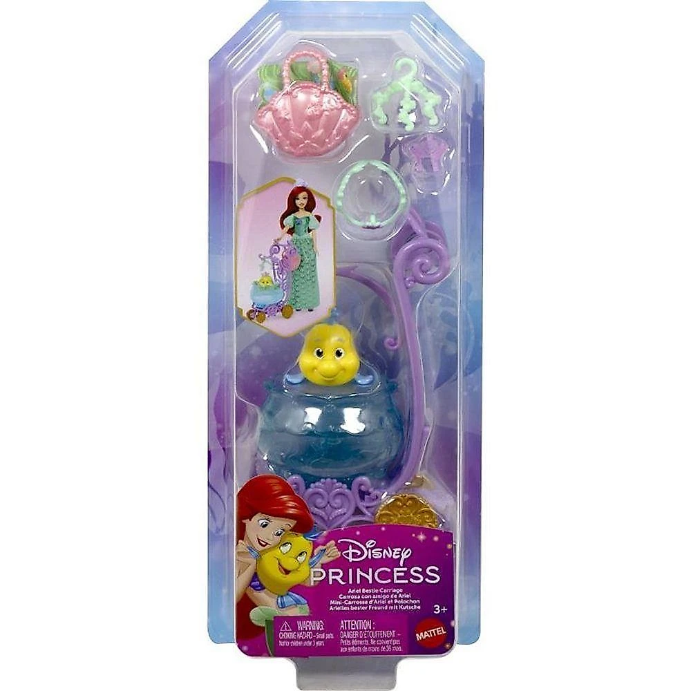 Boneca Disney Princesa Carrinho de Animais com Amigo Animal Mattel