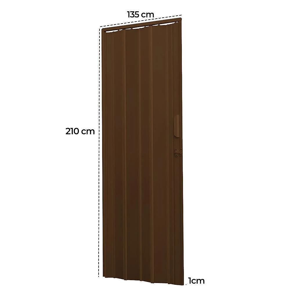 Porta Sanfonada De Pvc 135x210cm Bariri - Tk