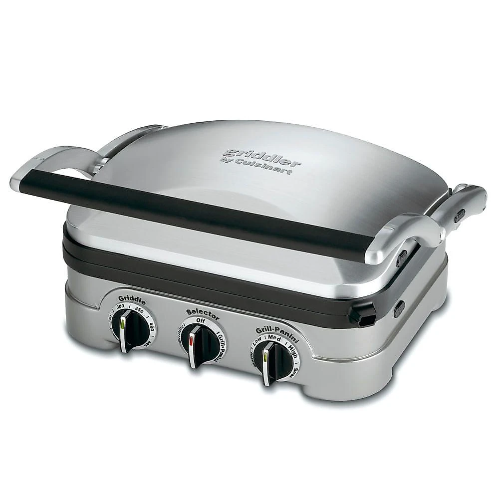 Grill Panini Em Aço Escovado Gr-4nbr 127v Cuisinart