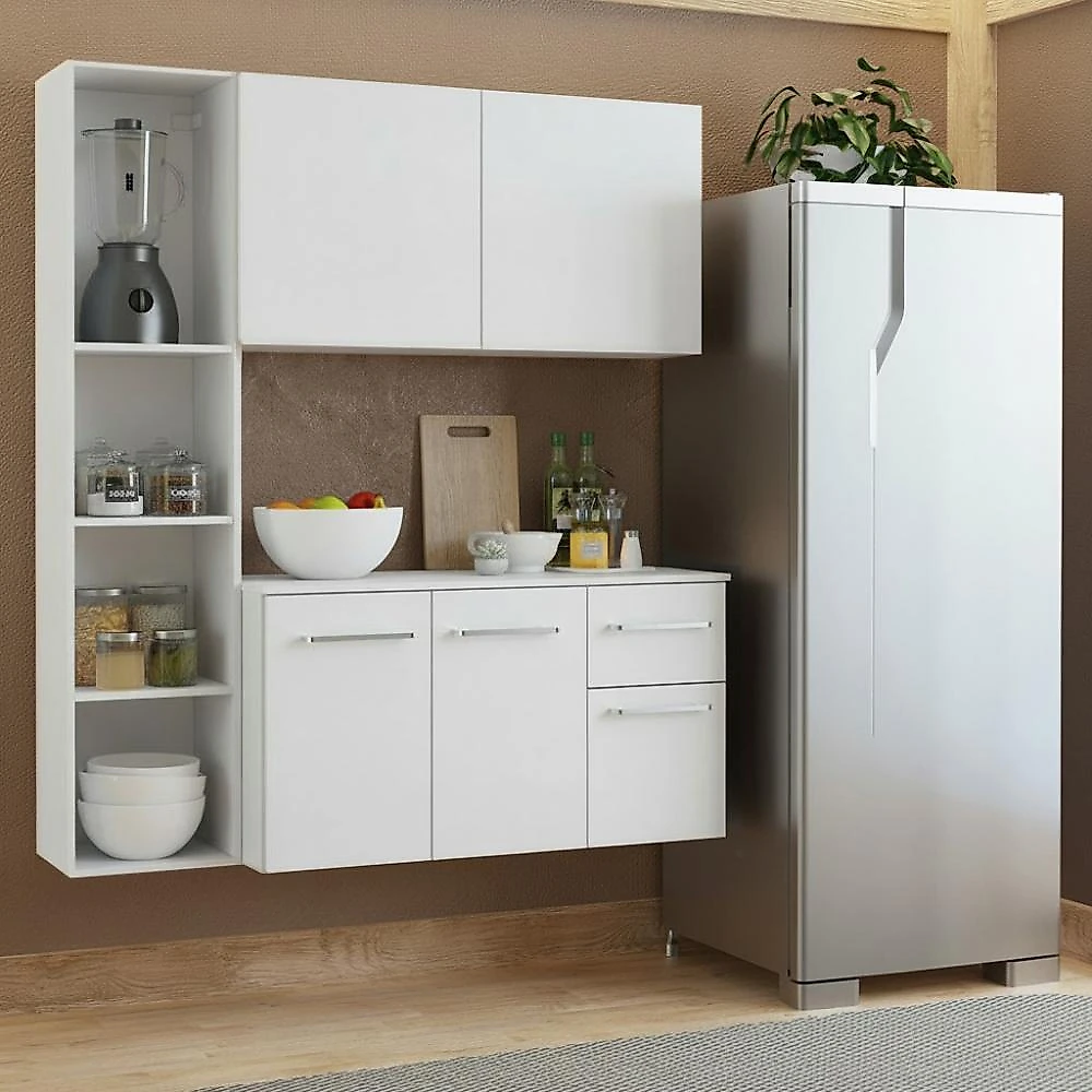 Miniatura Armário de Cozinha Compacta 120cm Easy Madesa Branco