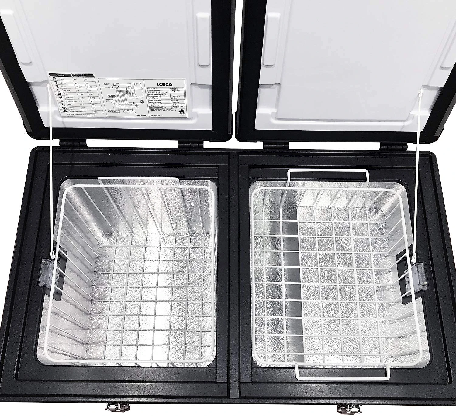 ICECO VL60 Mini Geladeira Automotiva Portátil 1224V 110220V 60 L
