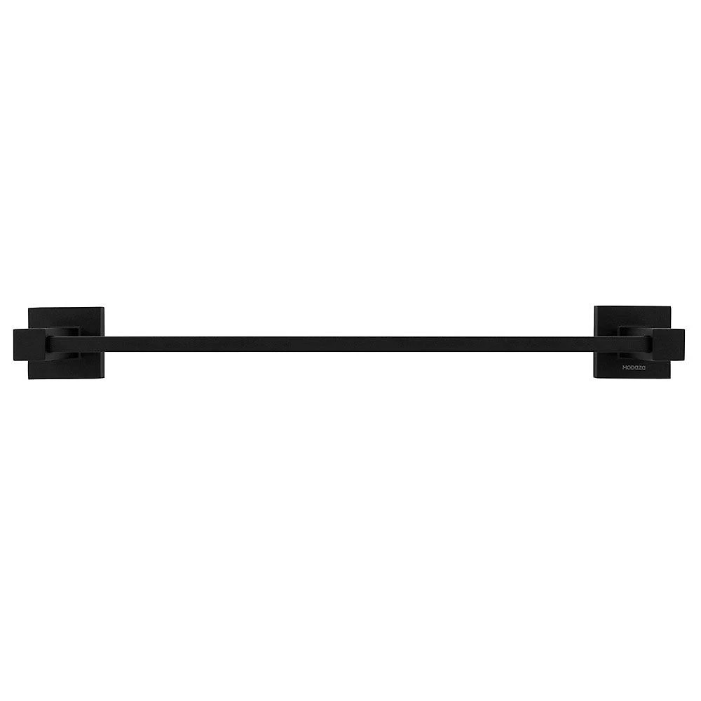 Porta Toalha Modaza Nero, Barra 40 cm, Preto