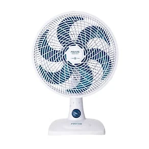 Ventilador de Mesa Mondial Maxis V30MXW 30cm 6 pás 3 velocidades 50W Branco / Azul