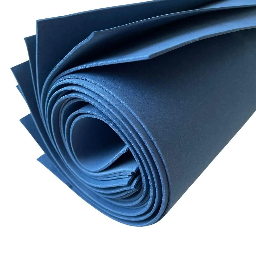 Placa de Eva Dubflex para Artesanato Atóxico 40cm X 60cm Kit com 10 Unidades Azul Marinho