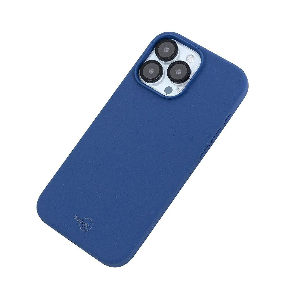 Capa iPhone 16 Pro Max Originais iPlace, Silicone Essential, Azul