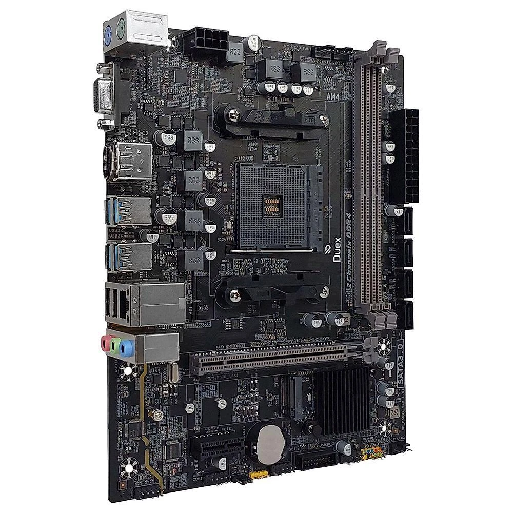 Placa Mae DXMBB550G BULK OEM B550G AM4 DDR4 Micro ATX USB 3.2 HDMI VGA para Processador Ryzen Duex