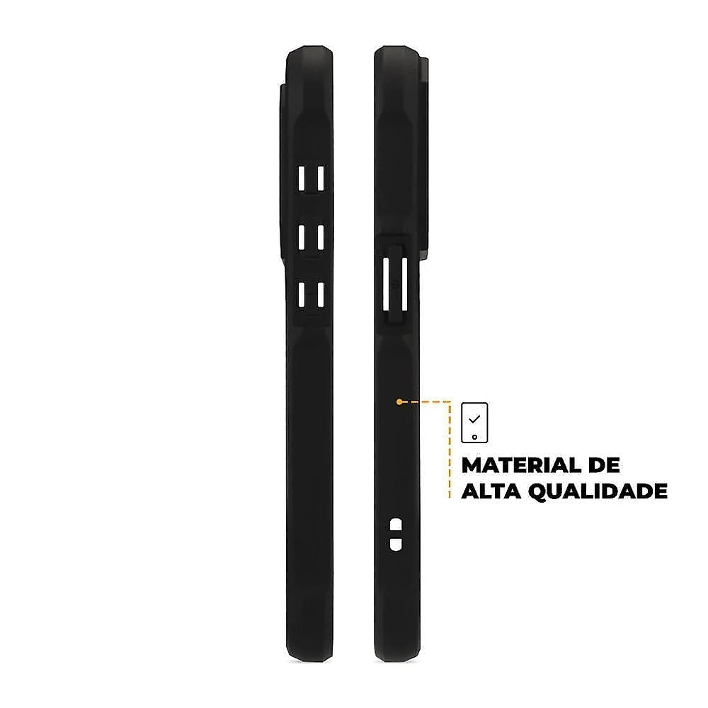 Kit Capa Dual Shock Sense E Pelicula Defender Pro Privacidade Para Iphone 15 Pro Max - Gshield