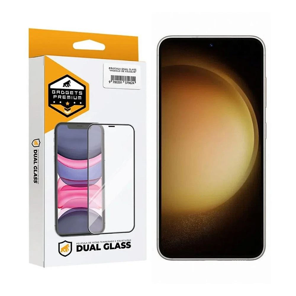 Película para Samsung Galaxy S23 - Dual Glass Preta - Gshield