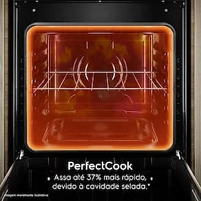 Fogão 4 Bocas Electrolux FE4IW Efficient PerfectCook VaporBake Bivolt Branco