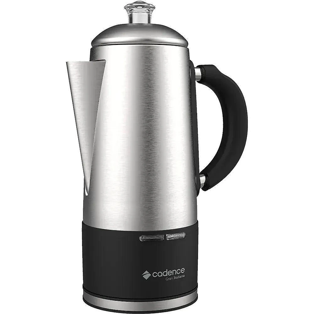 Cafeteira Elétrica Italiana Cadence CAF120 Aço Inox 12 Xícaras Cinza 110V