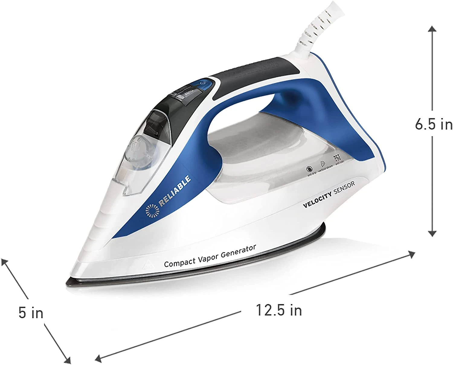 Reliable Ferro de Passar a Vapor 1800W110V Azul