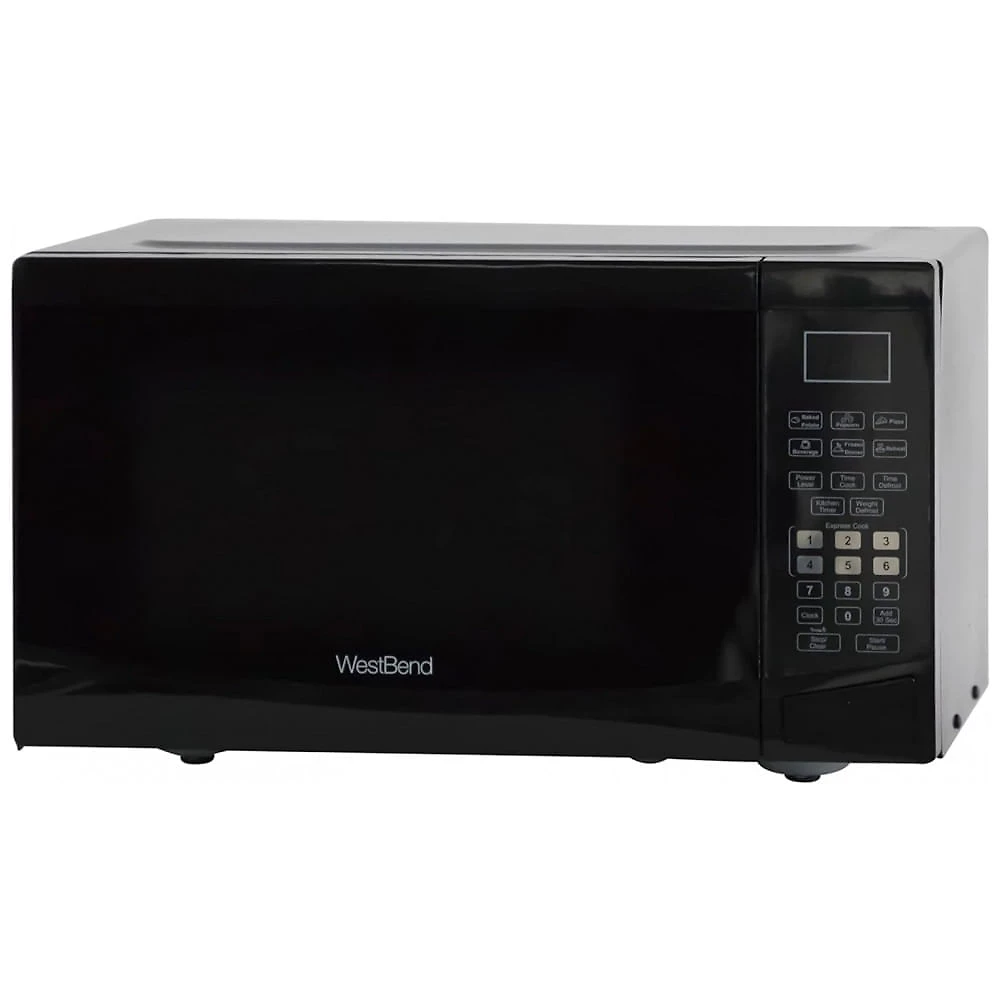 Micro Ondas de Bancada 25L com 6 Programas, 110V 900W, West Bend WBMW92B, Preto