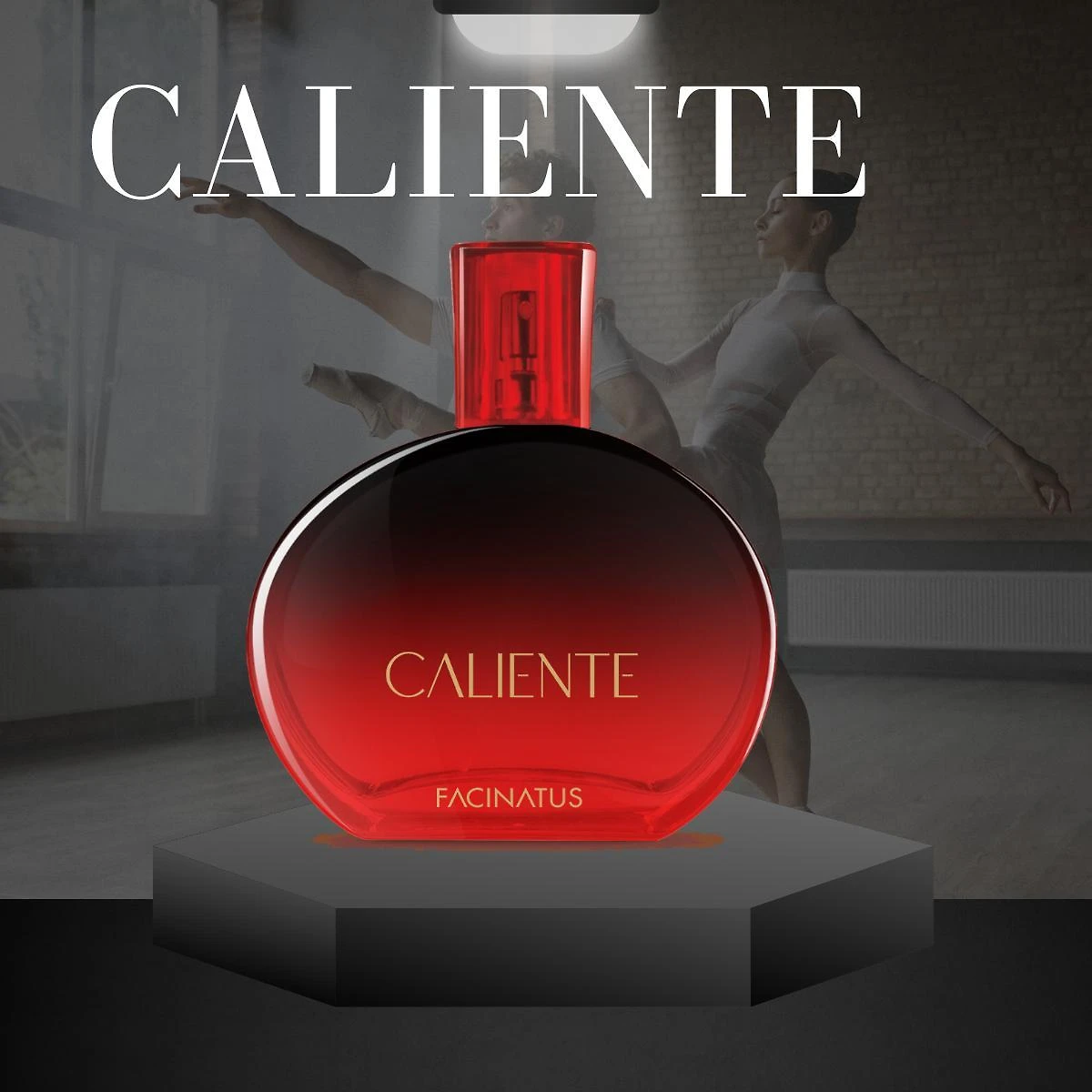 Miniatura Perfume Caliente 95 Ml Feminina Facinatus Deo Colônia Floral