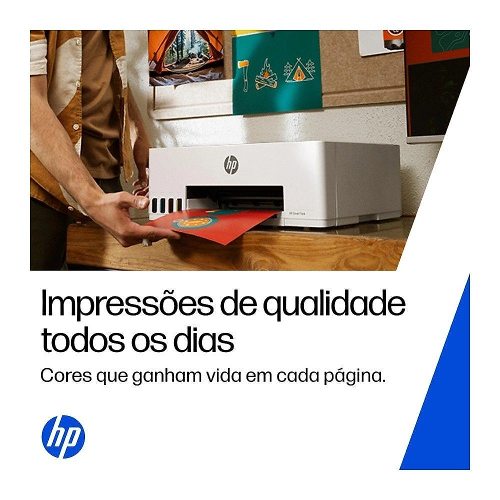 Impressora Tanque de Tinta HP Smart Tank 210, Colorida, Wi-Fi, USB, Bluetooth, Bivolt - 3D4L5A#AK4