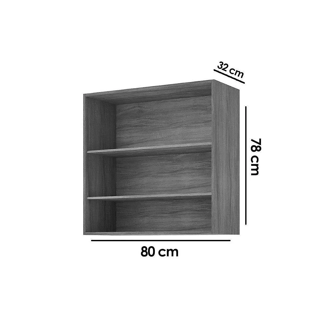 Cozinha Modulada Celeste 4 Portas 2 Gavetas MDF 120CM Cinamomo Off White MGM