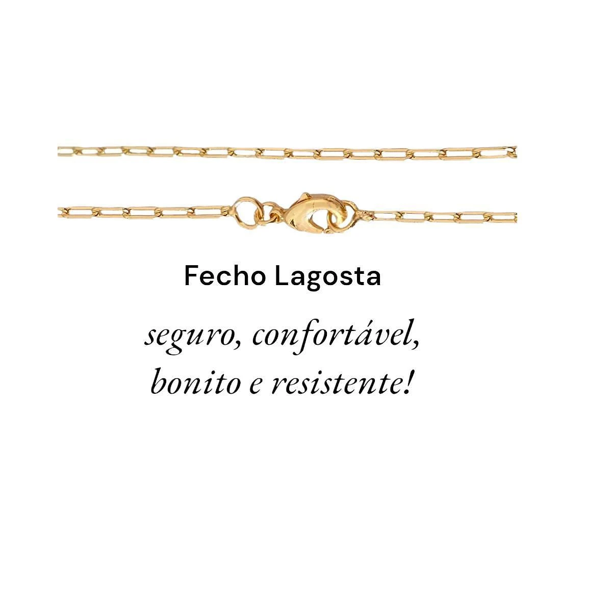 Miniatura Colar Corrente 45 Cm Feminina Pingente Letra V Banhado Ouro