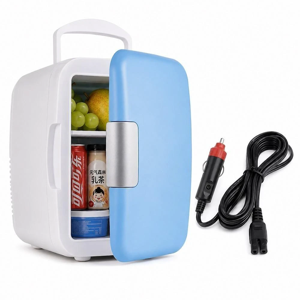 Frigobar Portátil Yeet 4L 2 em 1 Frio e Quente Azul com Branco 12V