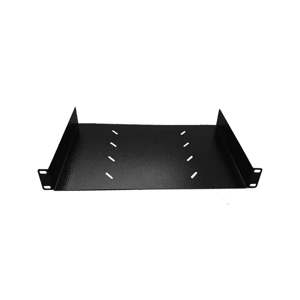 Bandeja Fixa para Rack 19u X 600mm Ventilada 4 Pontos Aço Tratado Max Eletronic