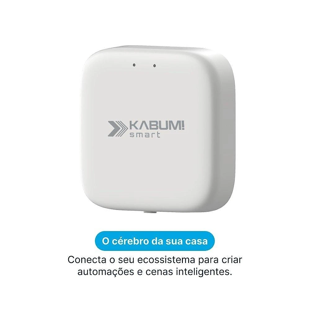 Hub Gateway Multimodo KABUM! smart Zigbee, Wi-Fi 2.4GHz, Bluetooth, USB-C, WPA3 - KSSG011