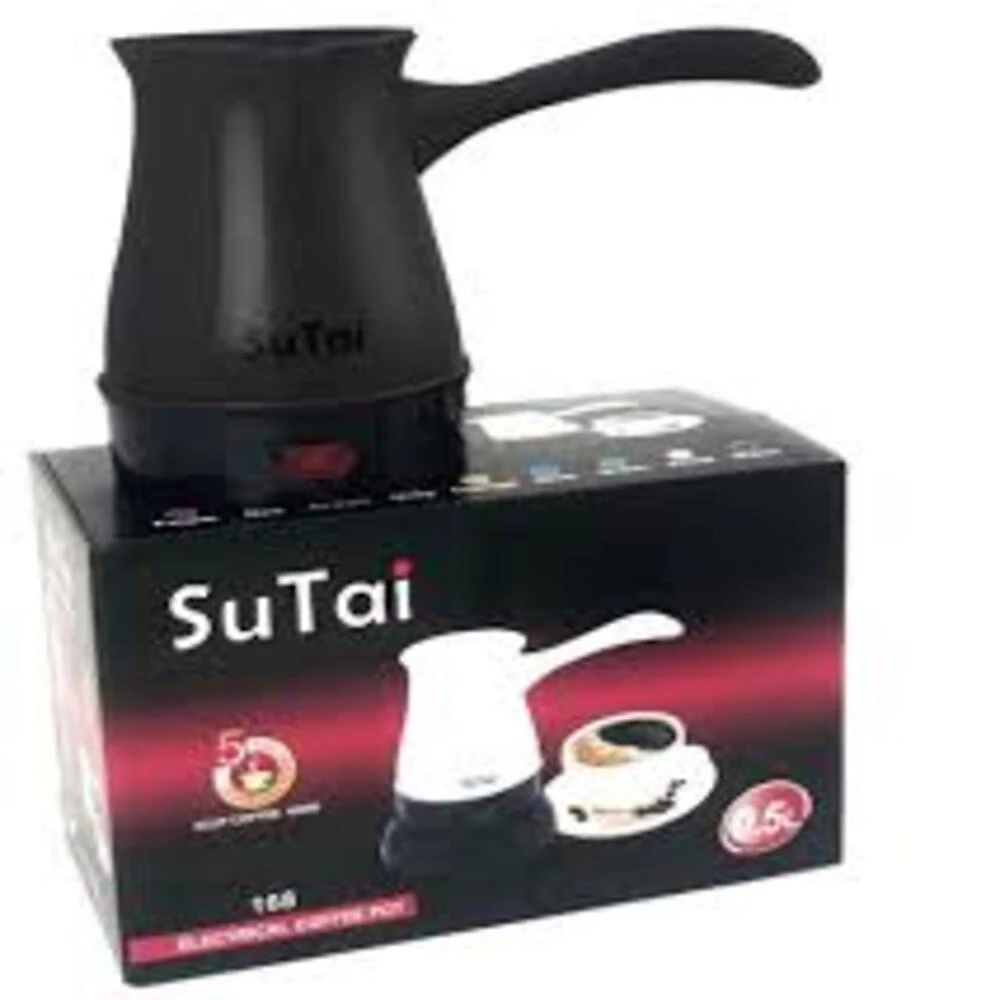 Cafeteira Elétrica Espresso Estilo Europeu Turco Branco 600W 110V