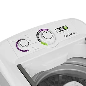 Máquina de Lavar Consul CWH13AB 13kg Dosagem Econômica Ciclo Praia Ciclo Edredom Branca 110V