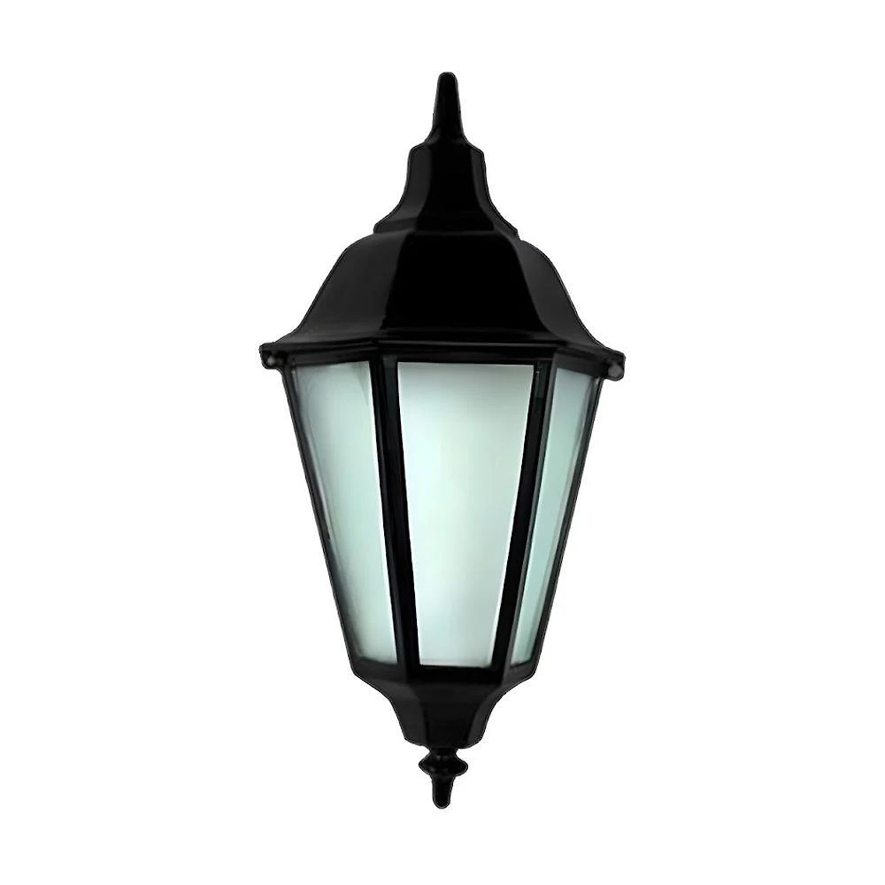 Luminária Colonial Meia Cara Italiana para Jardim Preto Luminárias N. Sra. da Guia