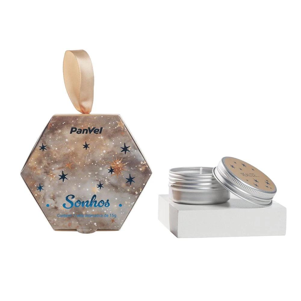 Vela Em Lata Sonhos Panvel 15g - Presente