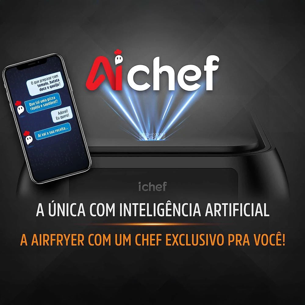 Fritadeira elétrica airfryer max space 8l 127v