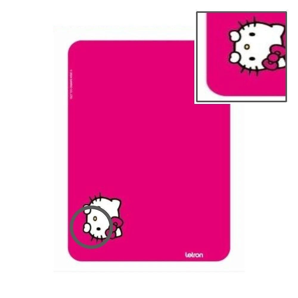 Mouse Pad Slim Hello Kitty Caixa C 20 Unidades Estampas Rosa Letron