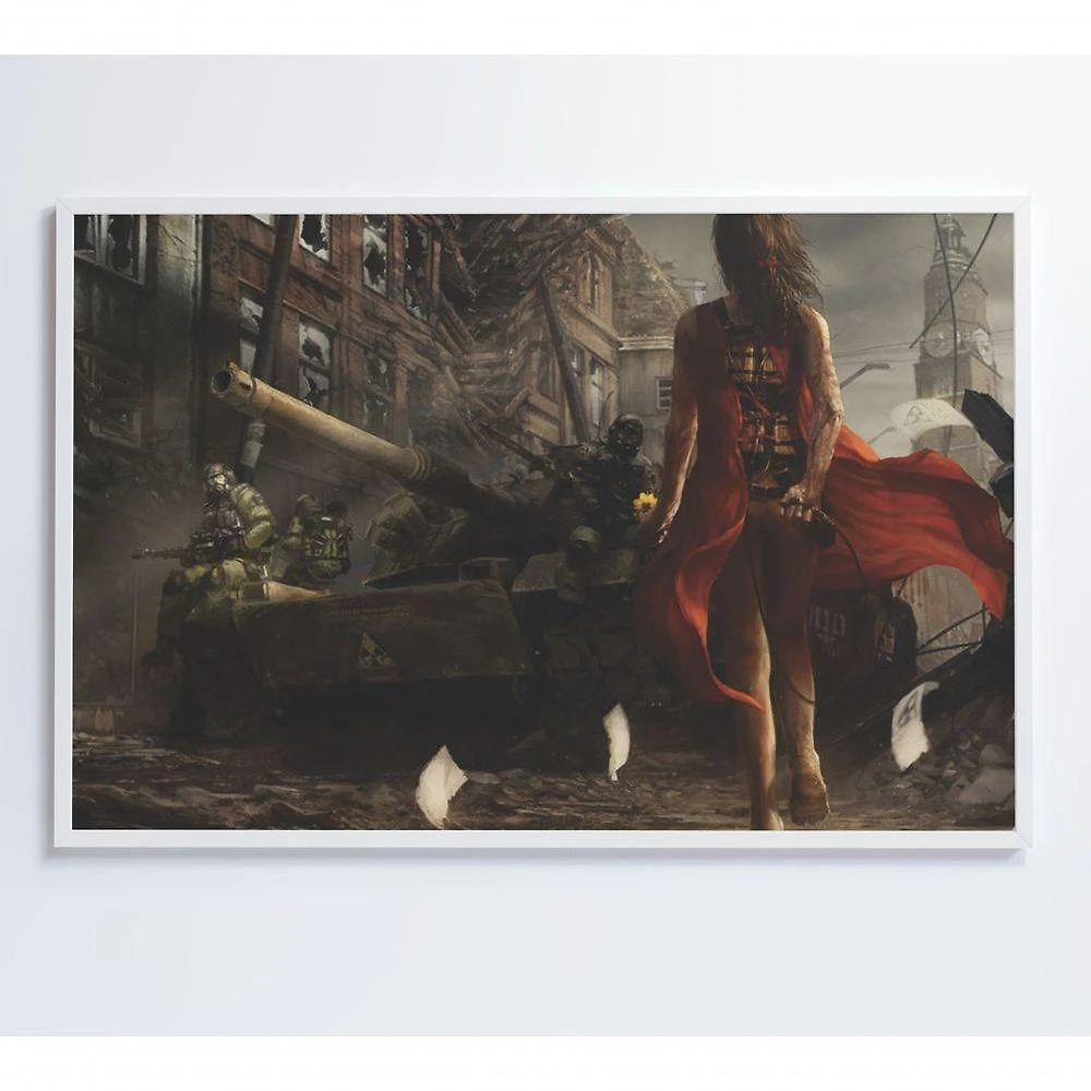 Quadro Jogo Battlefield 60x40 Cm Vidro Impresso