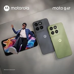 Miniatura Smartphone Motorola Moto G67 6.8” 256GB 5G Câmera Dupla 50MP Artic Seal
