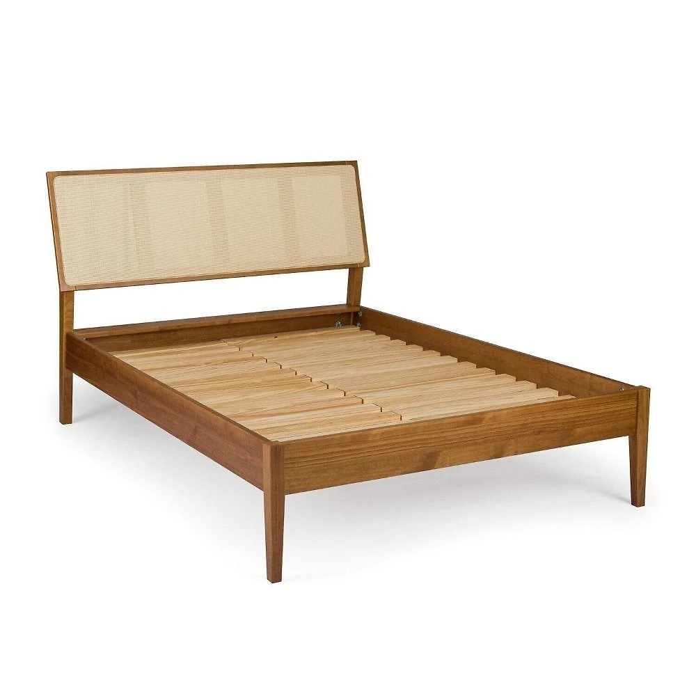 Cama King com Madeira Maciça Viena 207x111x230cm