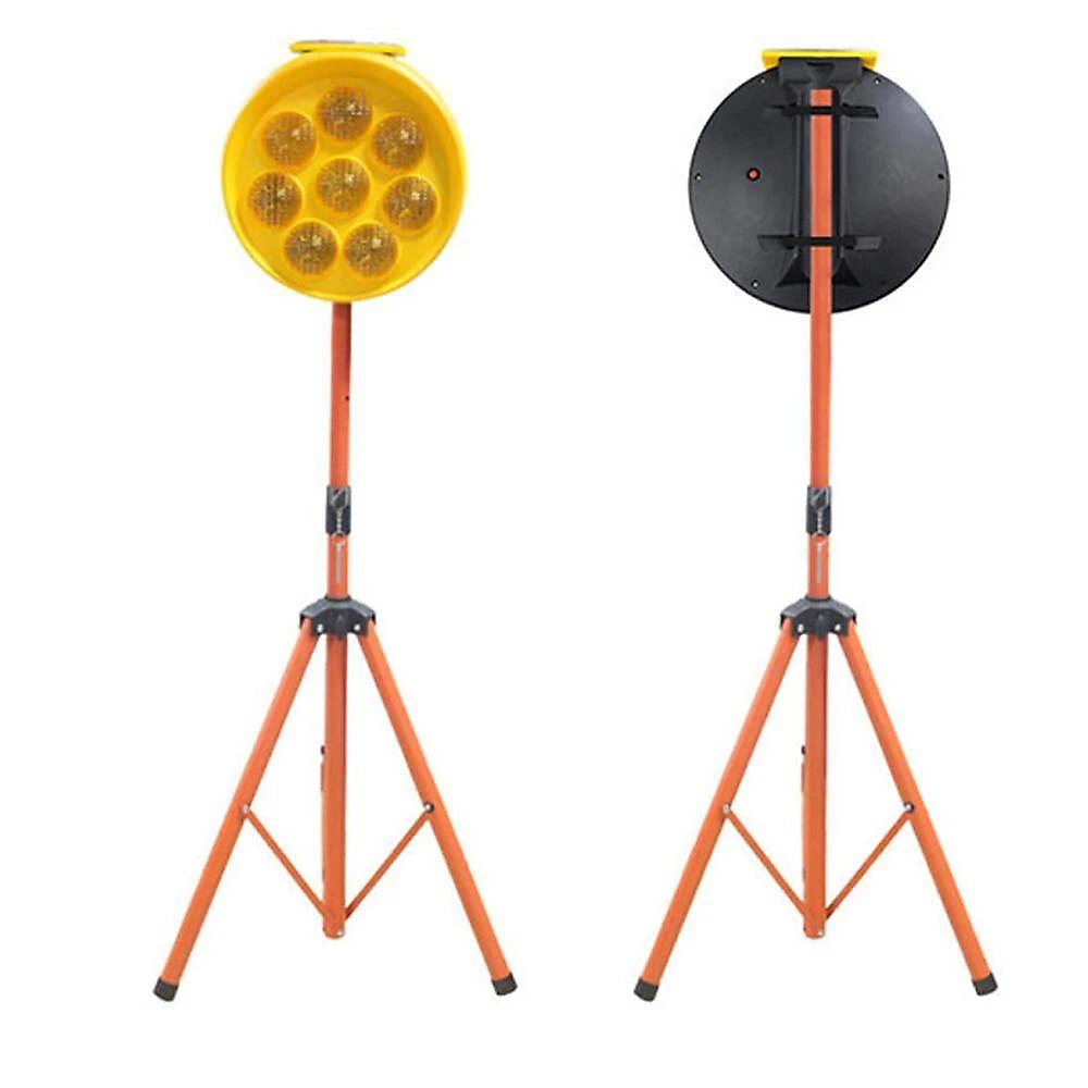 Sinalizador Solar Viário LED SU-CONE6 5 Modos Fotocélula Amarelo Leva Pra Casa