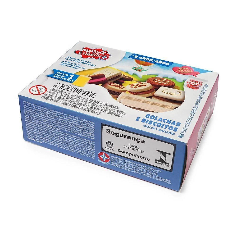 Kit Massinhas De Modelar Bolachas E Biscoitos - Estrela