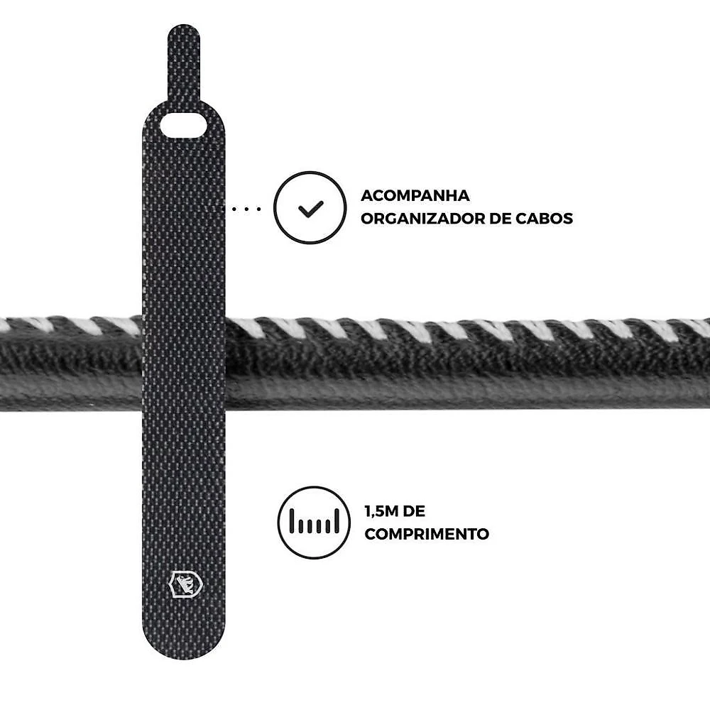 Kit Carregador Veicular Tank e Cabo Turbo Militar Tipo C / Lightning - Gshield