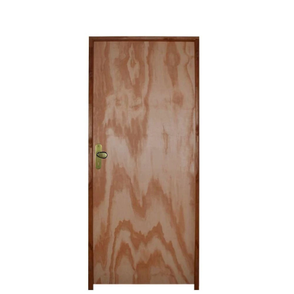 Kit Porta Lisa Mescla 70 X 210 Batente Ecológico 11cm Fechadura Interna Lado Direito - Hale