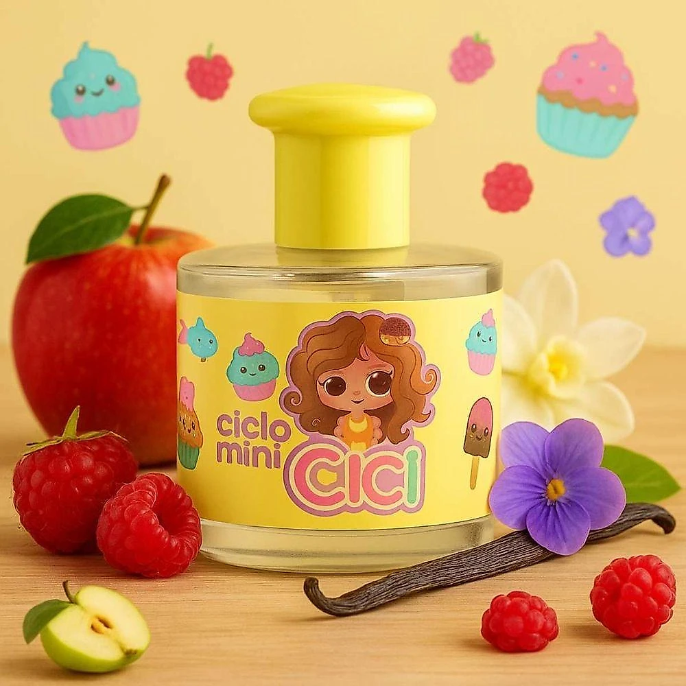 Colônia Mini Cici Mel Fragrância Doce e Delicada Mel Ciclo Cosméticos 100ML