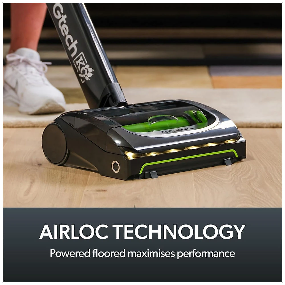 Combo Aspirador de Pó sem Fio Gtech AirRam 2 K9 e Multi MK2 K9, Ideal para pelos de animais