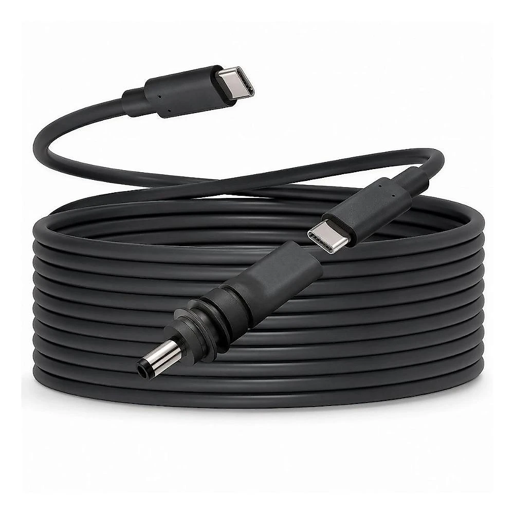 Adaptador USB-C para Starlink Mini com Power Delivery 100W e Conector 5.5mm - Verde