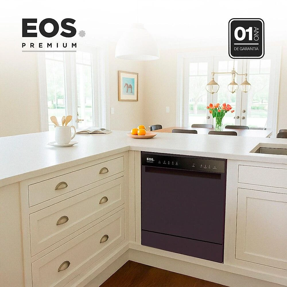 Lava-Louças EOS Premium 10 Serviços Preto ELL08P 110V