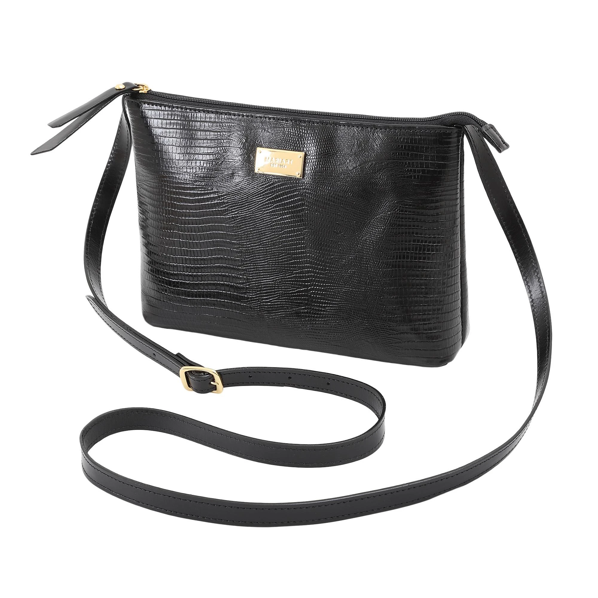 Miniatura Bolsa De Couro Legítimo Feminina Transversal Mariart 2190