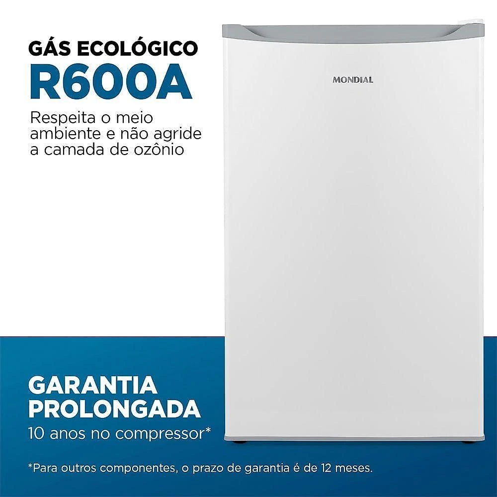 Frigobar Mondial 120L Porta Reversível Branco FGB-01-W120 110V