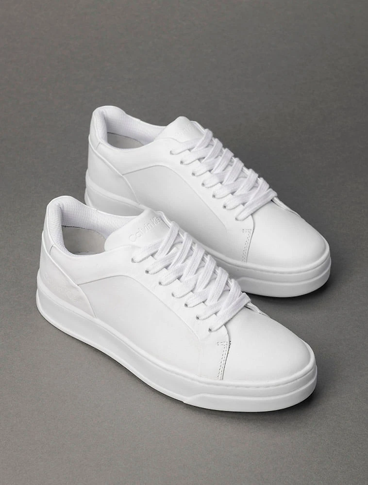 Miniatura Tênis Feminino Couro Calvin Klein - Branco Tênis Feminino Couro Calvin Klein Branco 34
